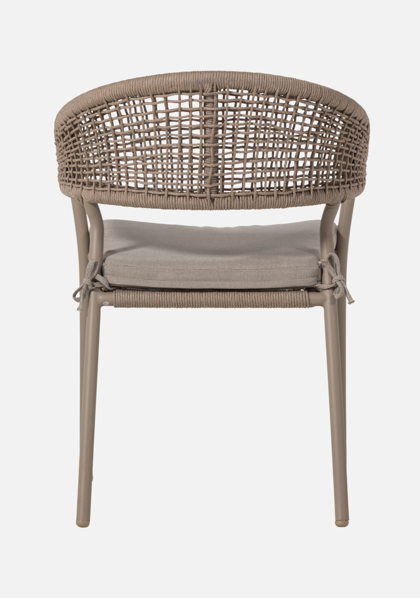 RILO GARDEN CHAIR ALUMINIUM/POLYESTER SAND - Elara Maison