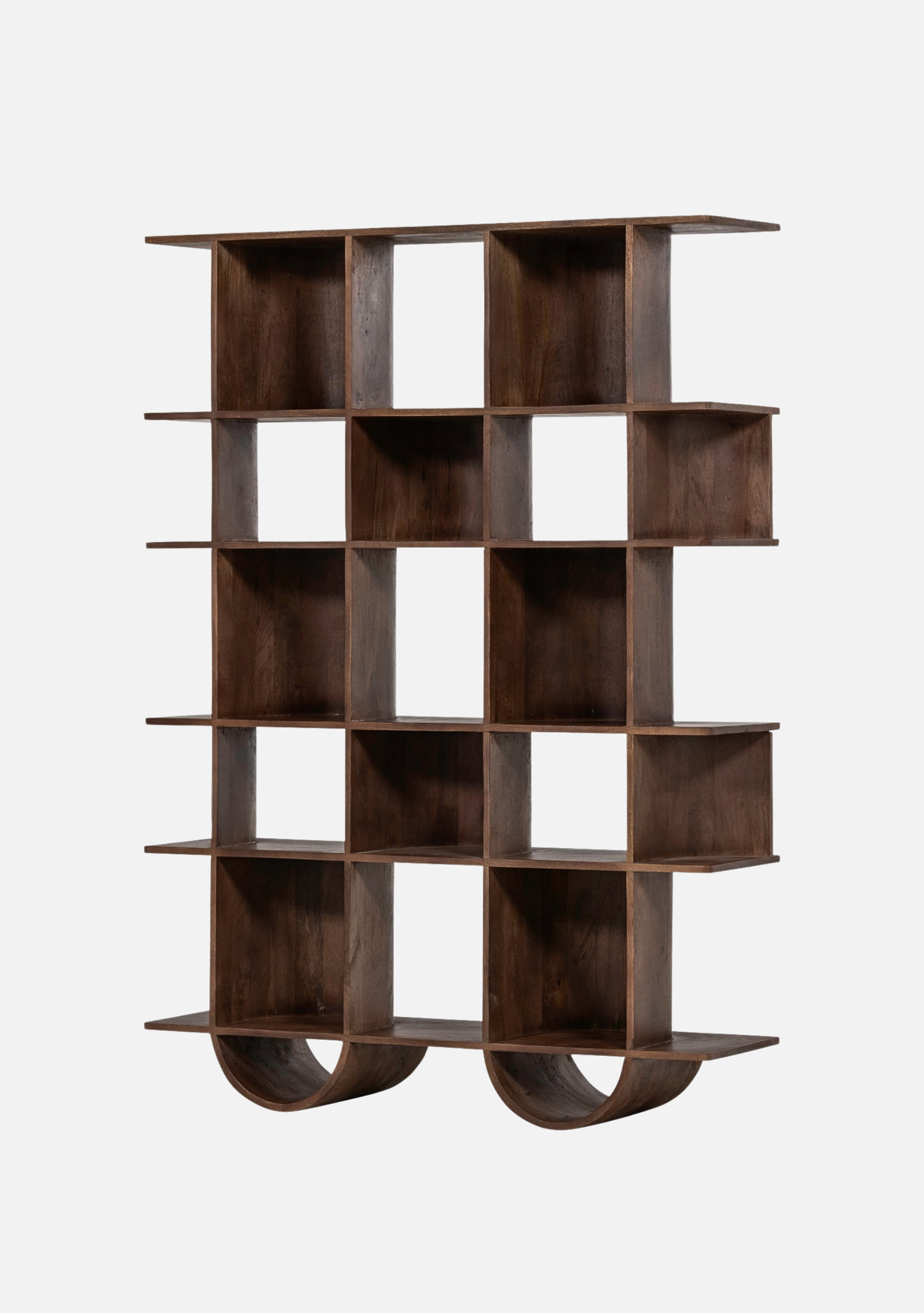 Sinne Bookshelf – Mango Wood Walnut