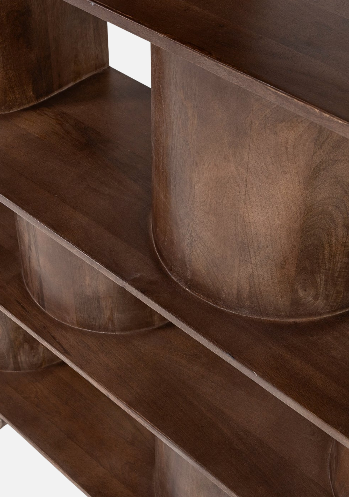 Sinne Bookshelf – Mango Wood Walnut