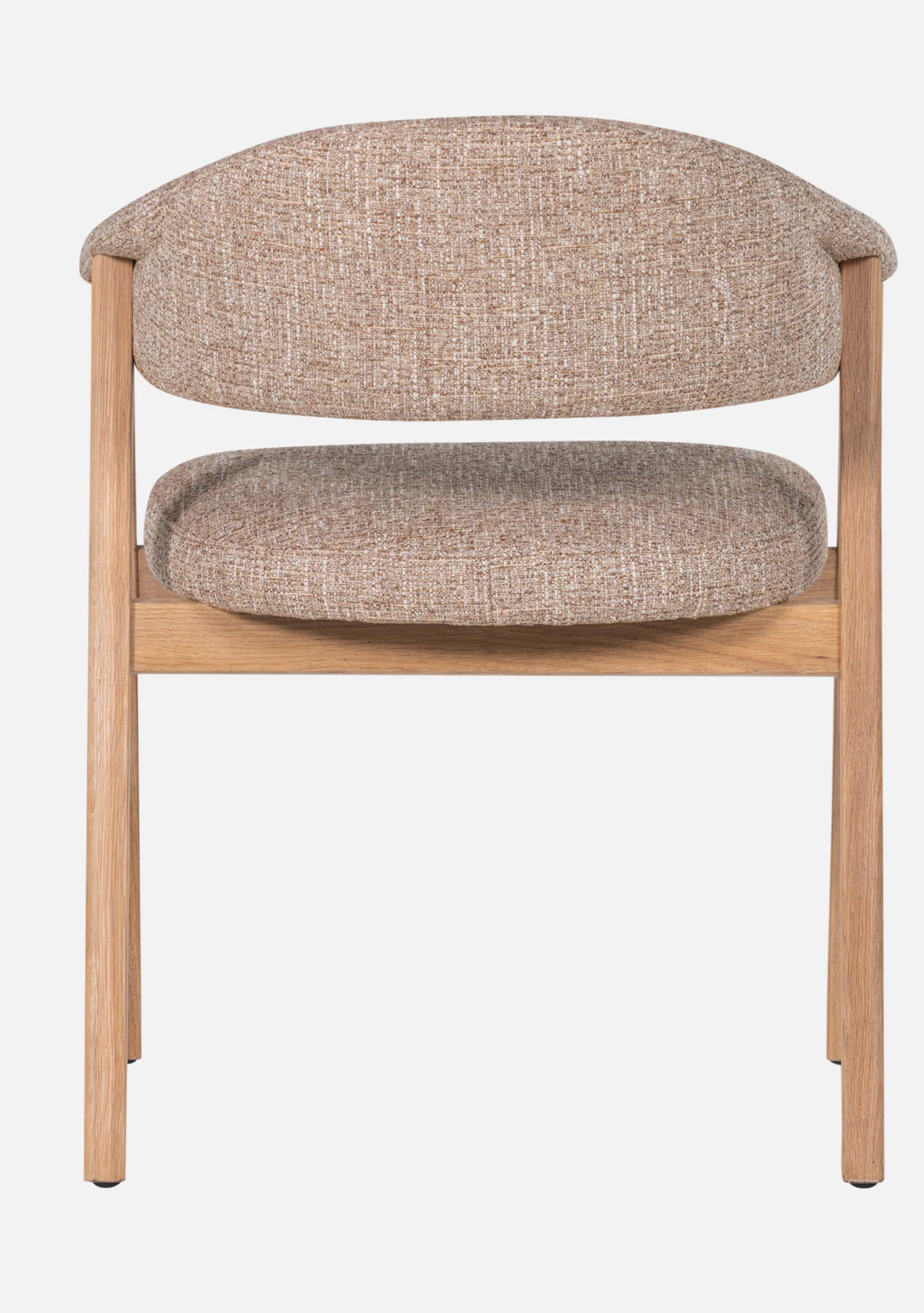 Tunar Dining Chair – FSC® Oak & Natural Fabric Set of 2 - Elara Maison