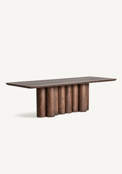 Beke Sculptural Acacia Wood Dining Table 260 cm