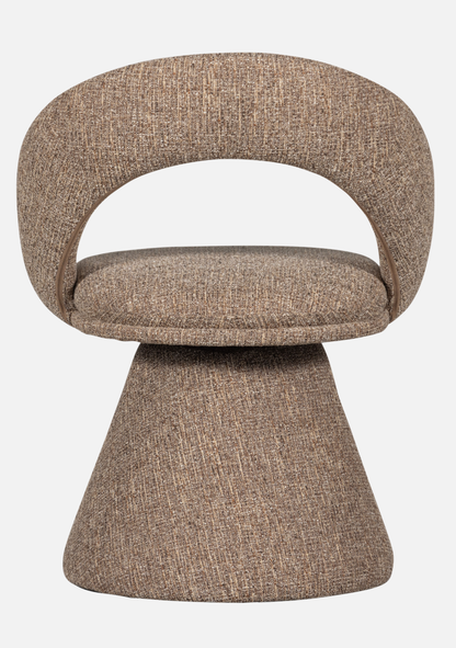 Winter Swivel Chair – Natural Melange - Elara Maison