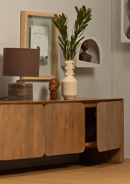 Jerre TV Unit – Natural Mango Wood