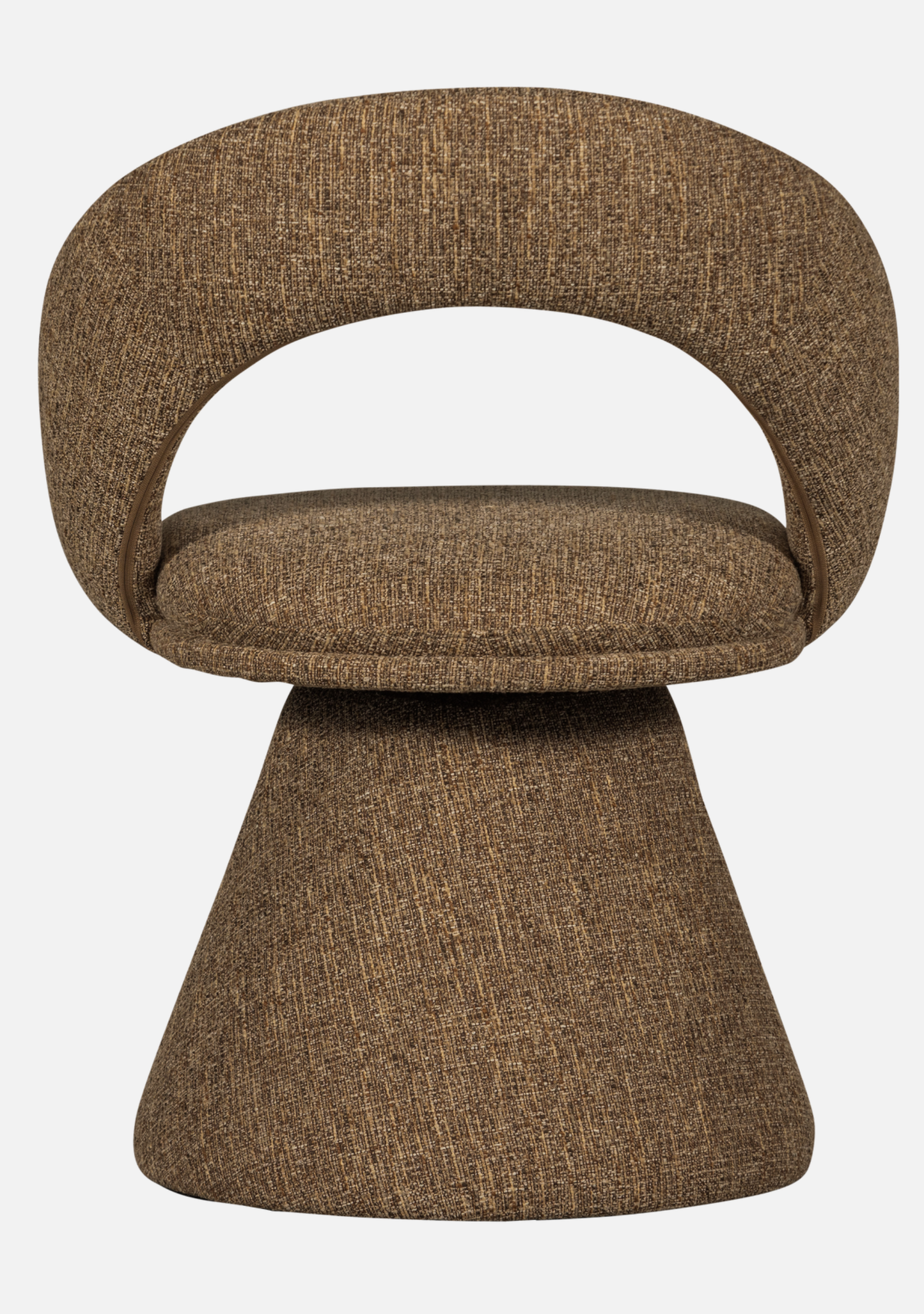 Winter Swivel Dining Chair – Sand Melange - Elara Maison