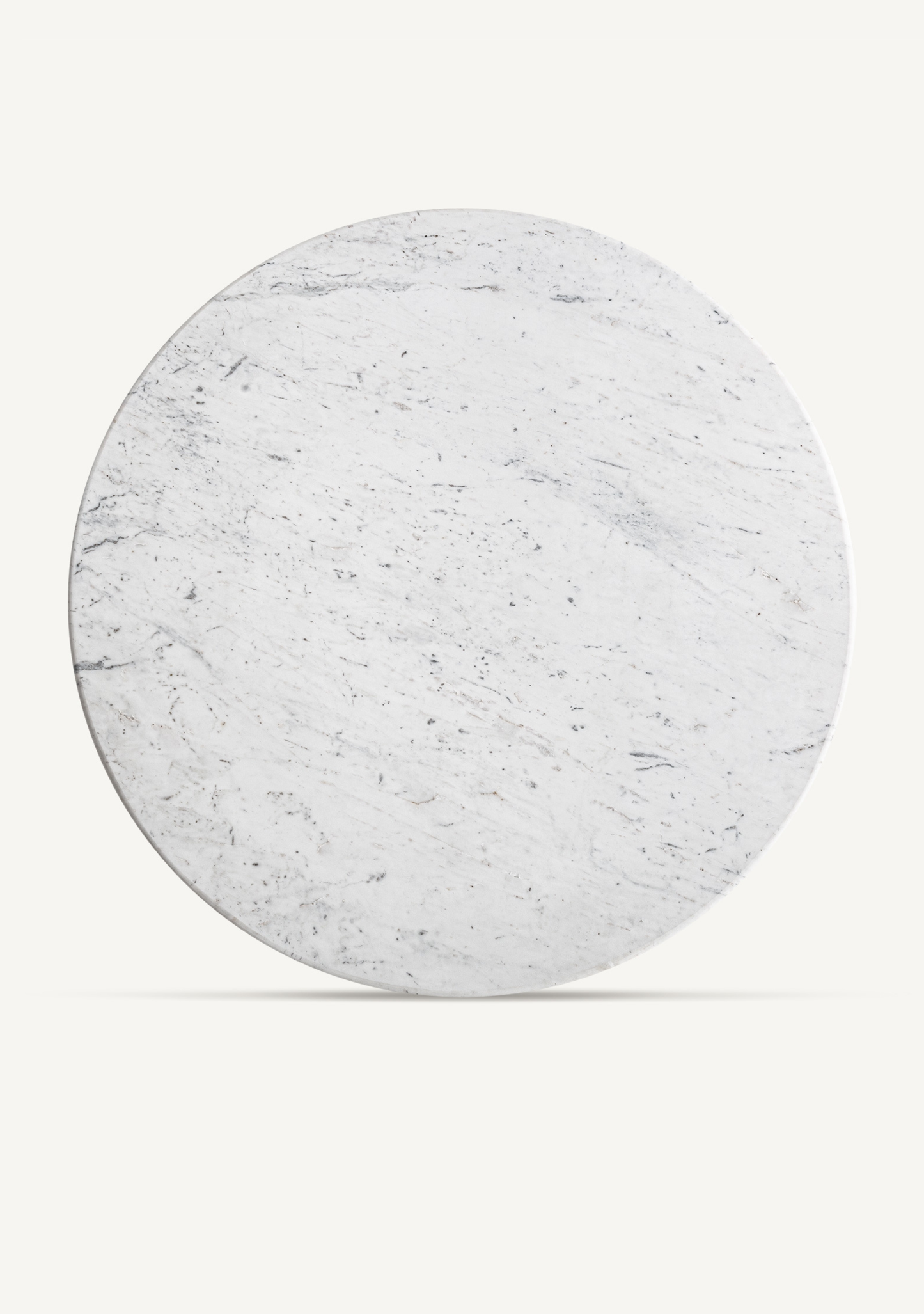 Plissé Sculptural Round Marble Dining Table 121 cm