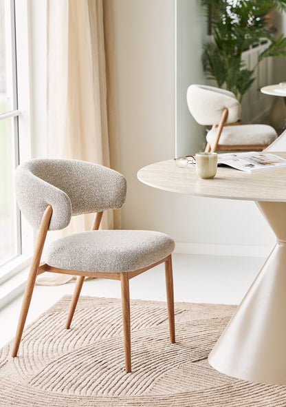 Cavi Dining Chair – Set of 4, Sand - Elara Maison