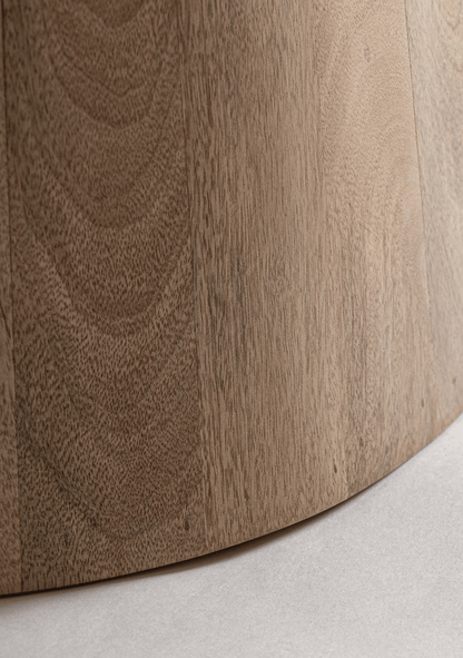 Mersch Sculptural Oval Mango Wood Dining Table 250 cm