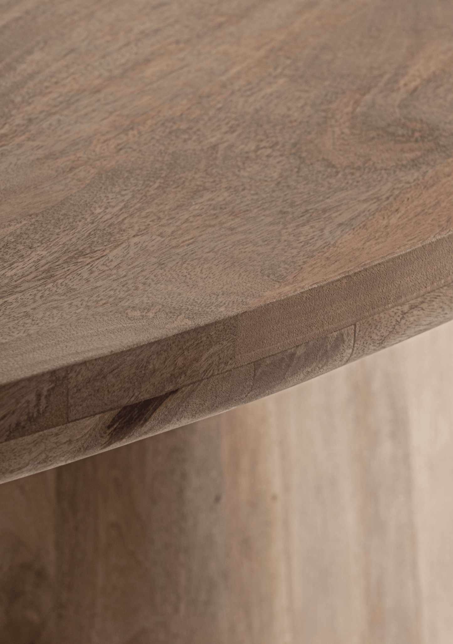 Mersch Sculptural Oval Mango Wood Dining Table 250 cm