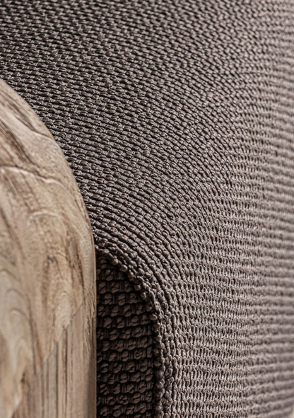 Corba Outdoor Armchair – Brown - Elara Maison