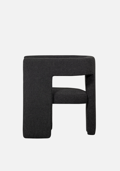 Tiwa Dark Grey Armchair