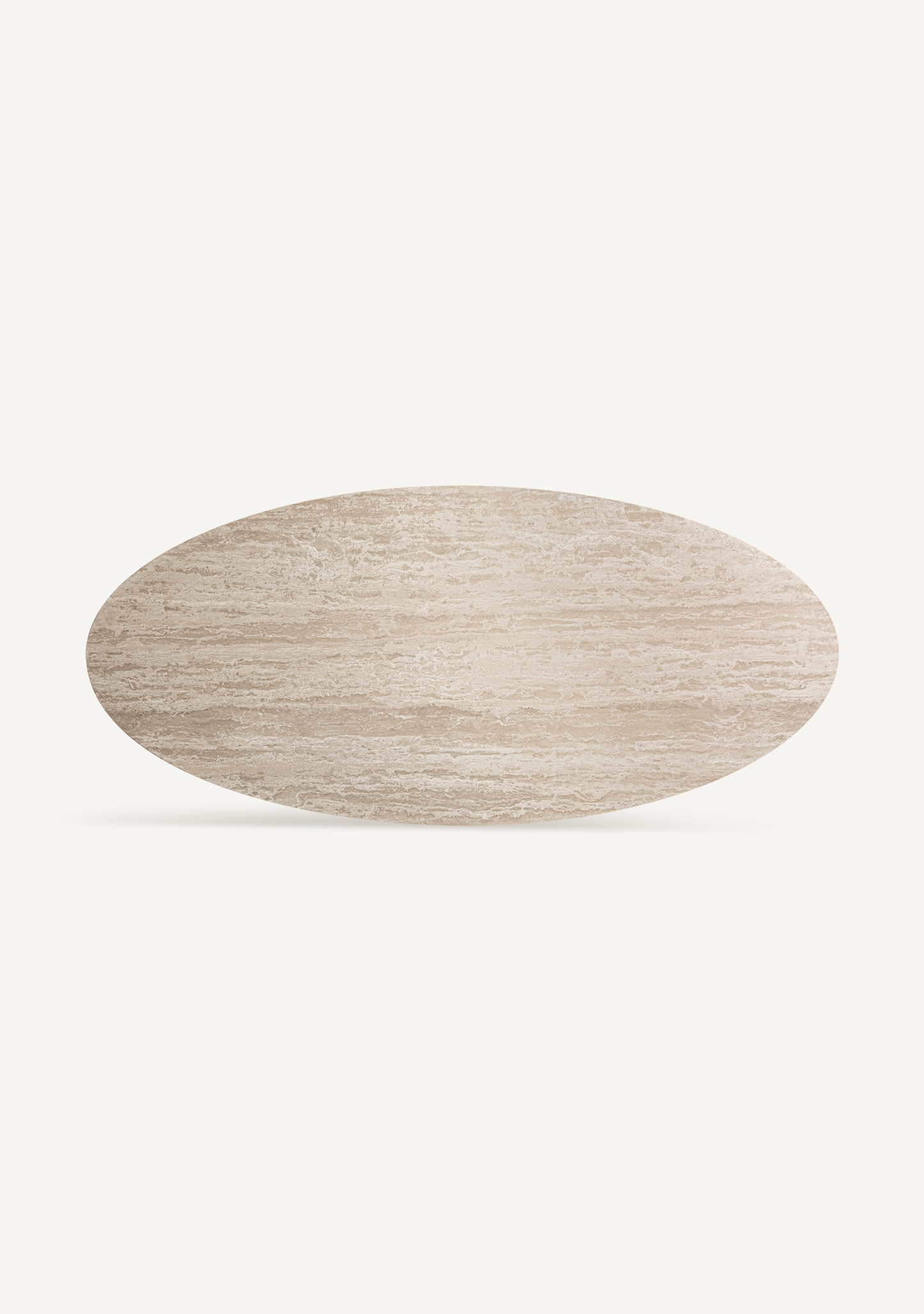 Thiennes Travertine Dining Table – Light Brown - Elara Maison