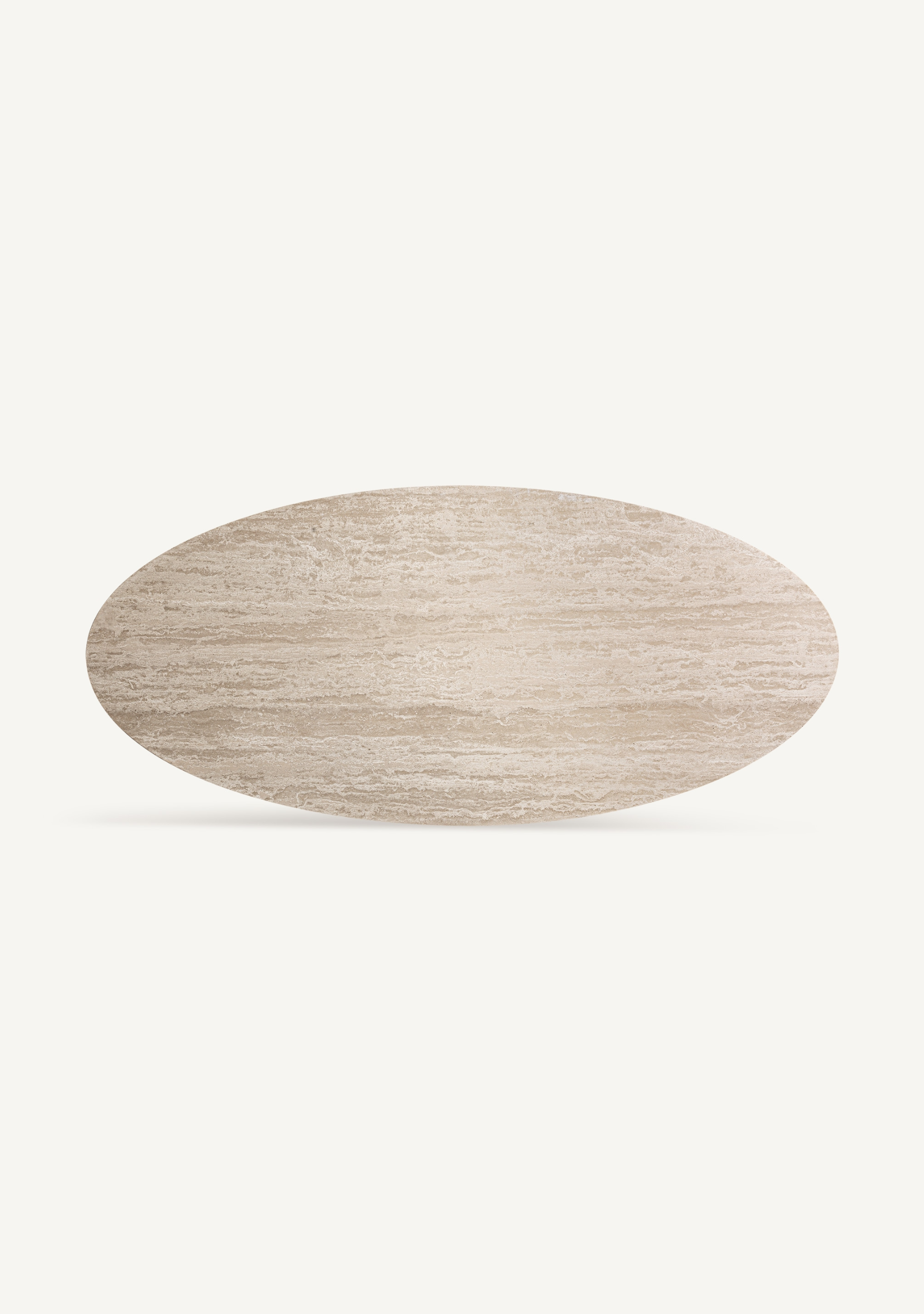 Thiennes Travertine Dining Table – Light Brown - Elara Maison