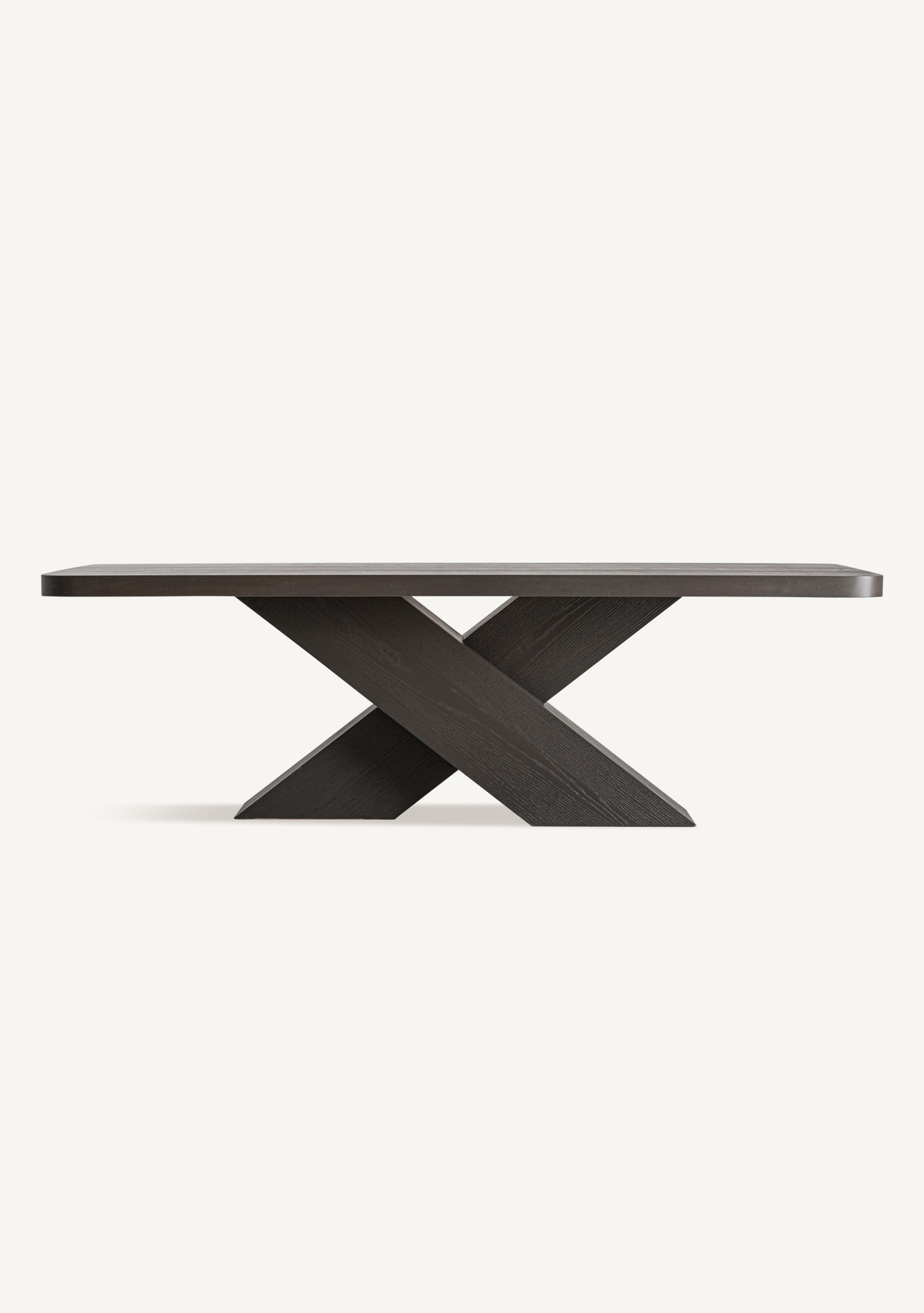 Yvore Dining Table – Black Oak - Elara Maison