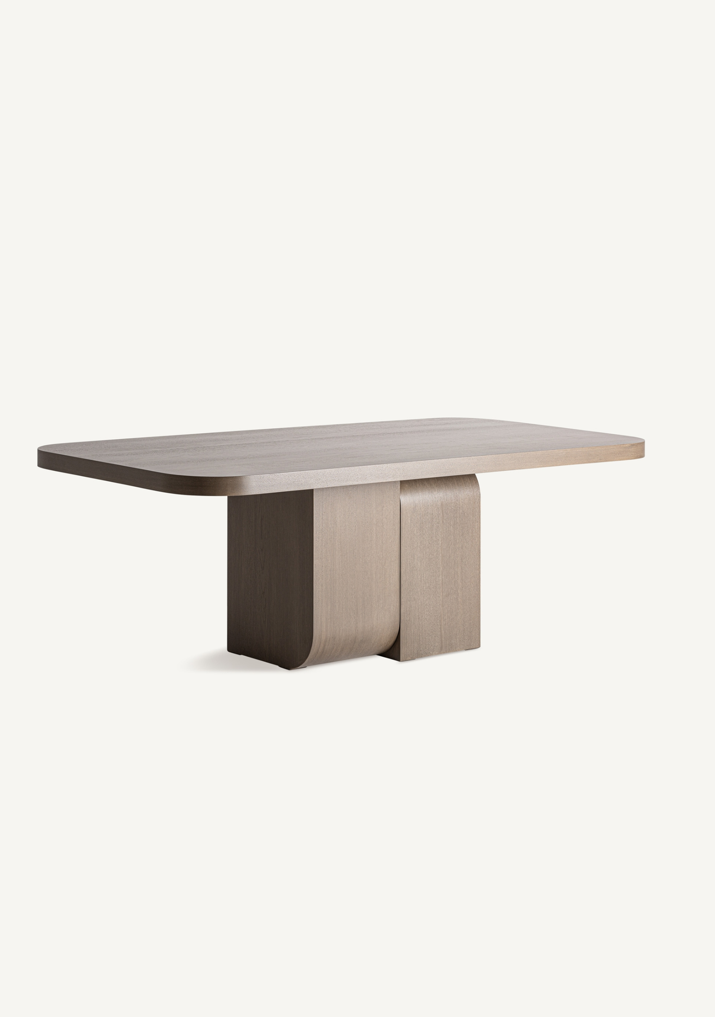 Stein Dining Table – Brown Oak - Elara Maison