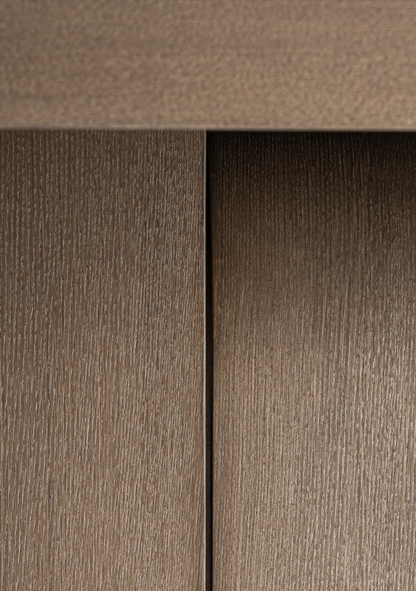 Stein Dining Table – Brown Oak - Elara Maison