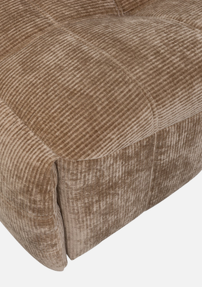 Hein Electric Recliner – Light Brown Woven Rib