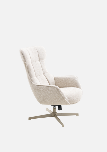 Turin Lounge Chair with swivel function - Elara Maison
