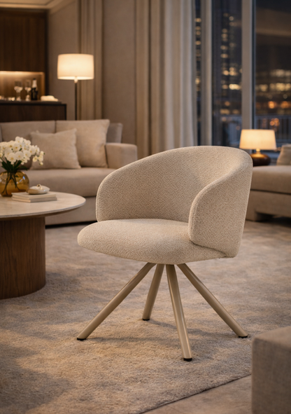 Fulham Swivel Dining Chair – Set of 2