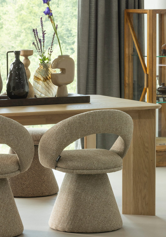 Tablo Oak Table 220x100 cm, Transparent FSC® Oak