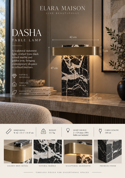 Dasha Marble Lamp