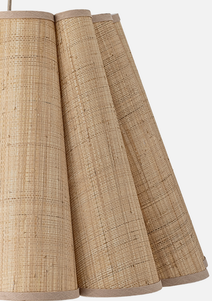 Sille Raffia Pendant - Elara Maison