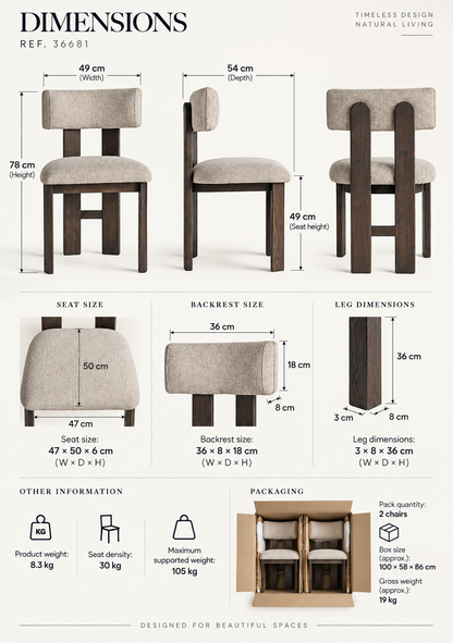 Evje Chair – Set of 2