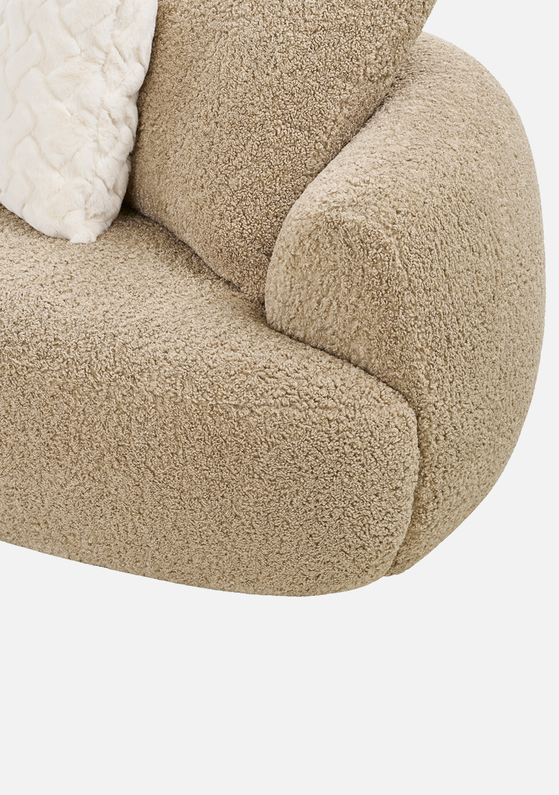 Dali Bouclé Sofa - Elara Maison