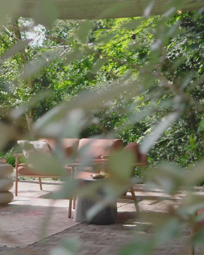 Cavero Outdoor 2-Seater Sofa – Terra Aluminium & Olefin