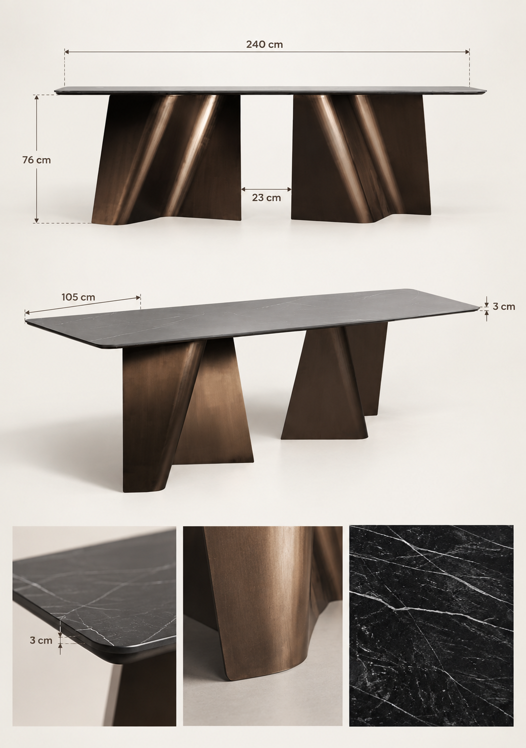 Mesa de comedor Tux