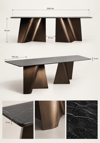 Mesa de comedor Tux